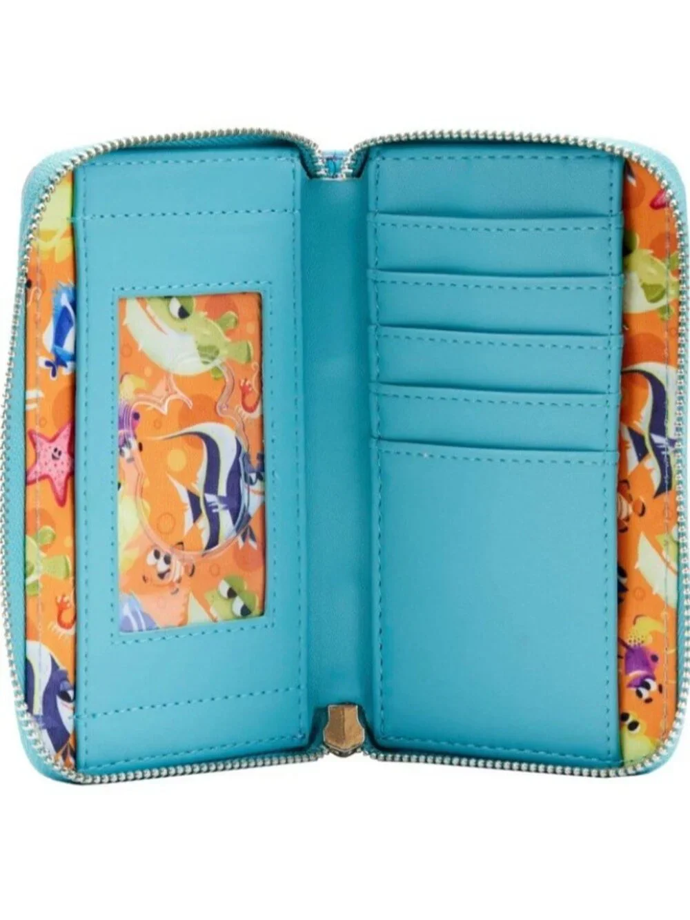 Loungefly Disney Pixar Moments Finding Nemo Fish Tank Zipper Wallet NWT